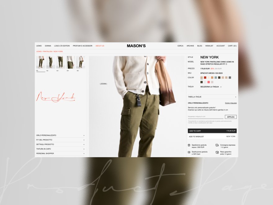 Wardrobe web app screenshot 1